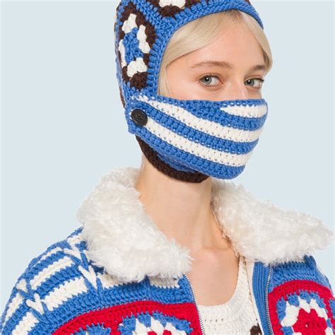 miu miu crochet helmet|miu michigan hats.